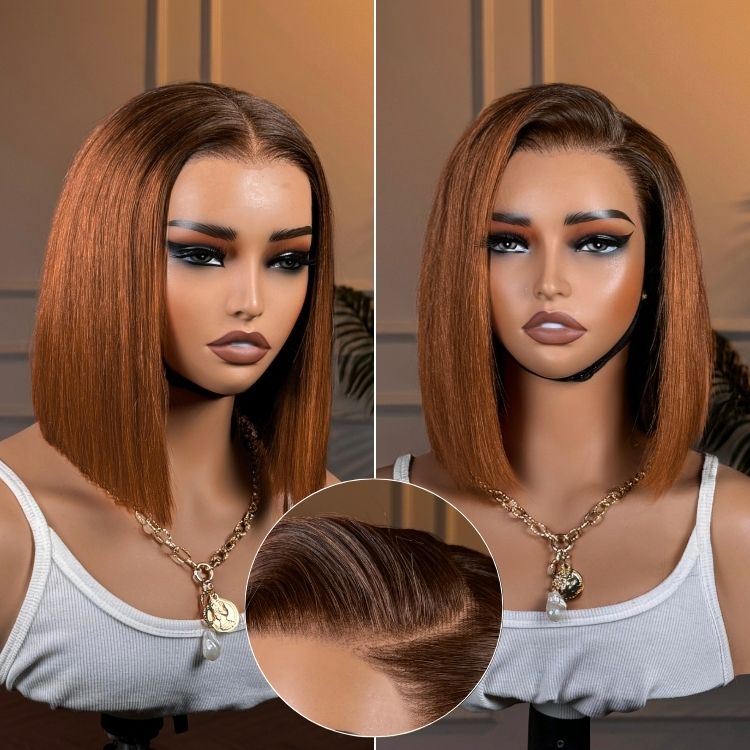 Colored Bob Lace Wig — 12"