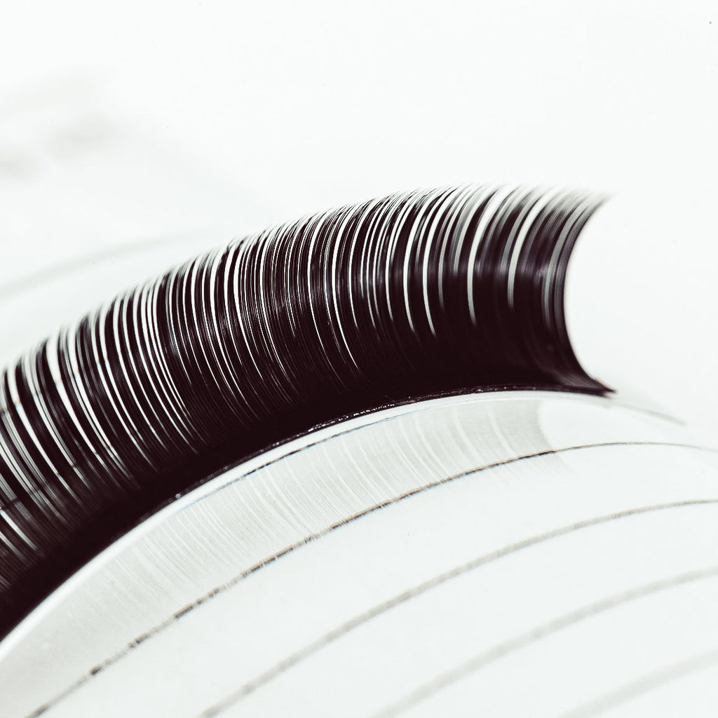 Tiana Beauty mink volume lash extensions close-up