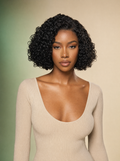 Jerry Curl Bob Lace Wig — Natural