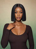 Straight Bob Lace Wig — Natural