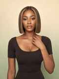 P4 27 Narrow bob lace front wig